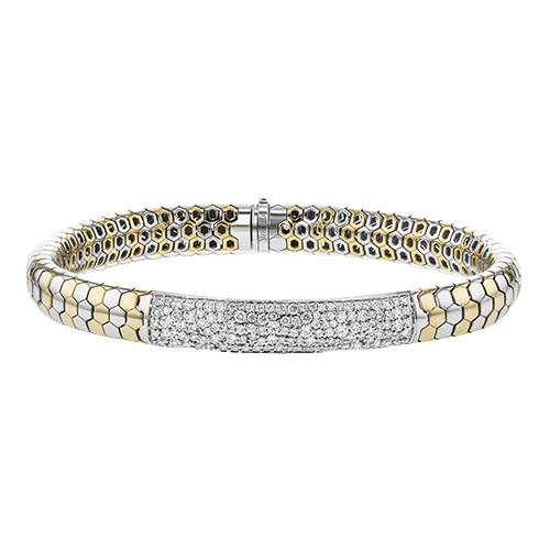 Gent Bracelet in 14k Gold with Diamonds