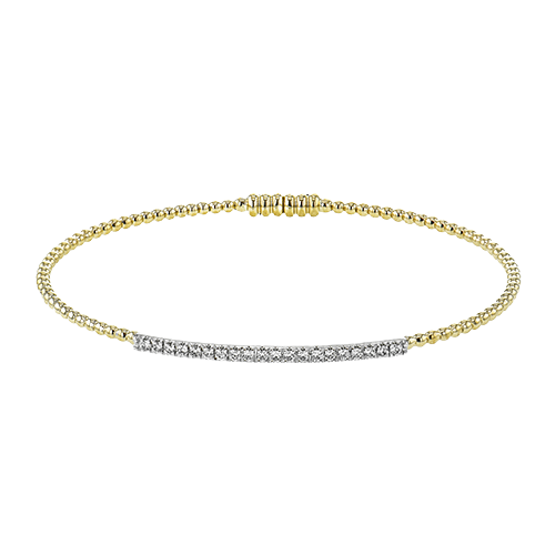 Bangle in 18k Gold with Diamonds