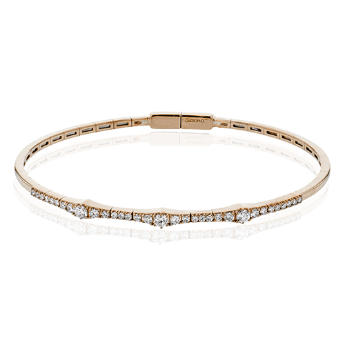 Bangle in 18k Gold with Diamonds