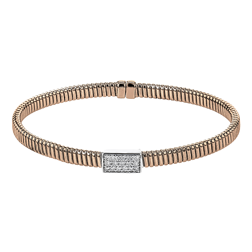 Bangle in 18k Gold with Diamonds