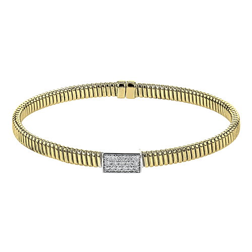 Bangle in 18k Gold with Diamonds