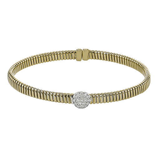 Bangle in 18k Gold with Diamonds