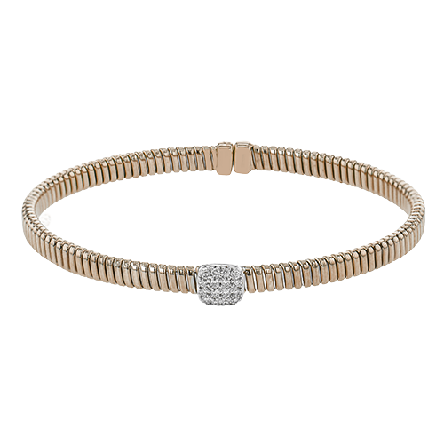 Bangle in 18k Gold with Diamonds