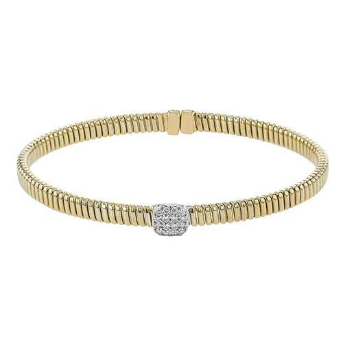 Bangle in 18k Gold with Diamonds