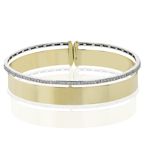 Bangle in 18k Gold with Diamonds