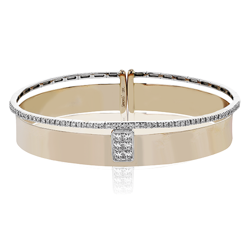 Bangle in 18k Gold with Diamonds