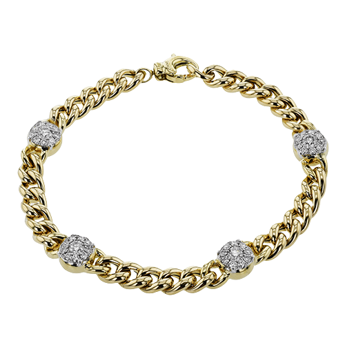 Bracelet in 18k Gold with Diamonds