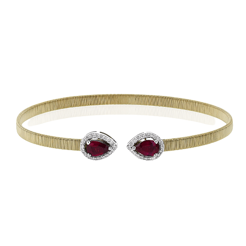 Color Bracelet in 18k Gold with Diamonds