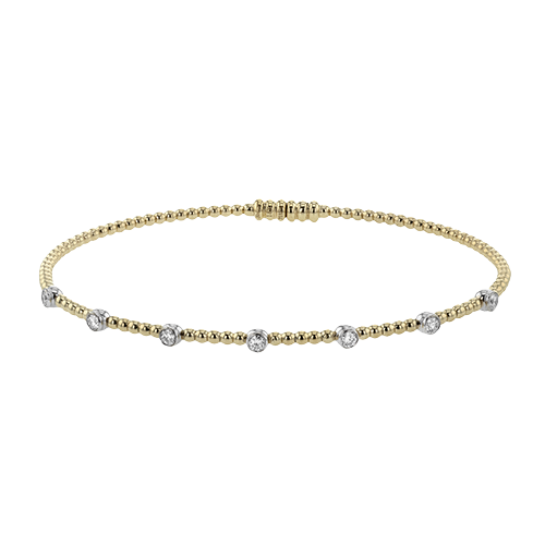 Bangle in 18k Gold with Diamonds