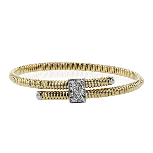 Bangle in 18k Gold with Diamonds