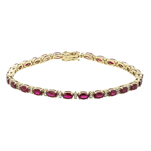 Color Bracelet in 18k Gold with Diamonds