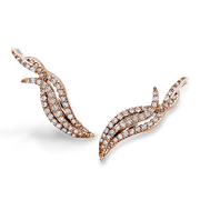 Earring in 18k Gold with Diamonds