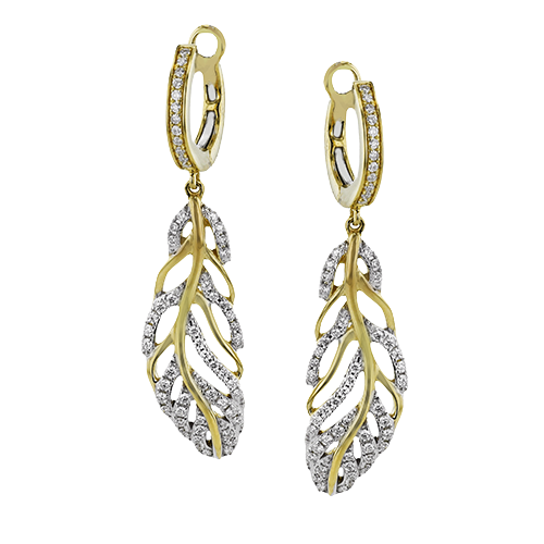 Earring in 18k Gold with Diamonds