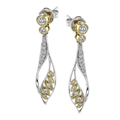 Earring in 18k Gold with Diamonds