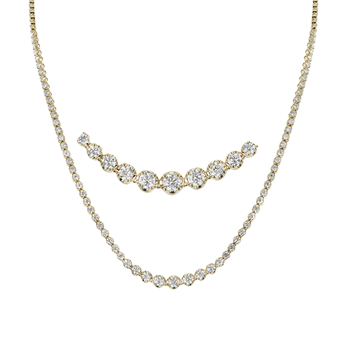 Necklace in 18k Gold with Diamonds