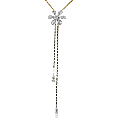 Necklace in 18k Gold with Diamonds