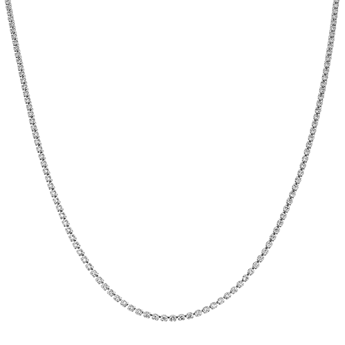 Necklace in 18k Gold with Diamonds