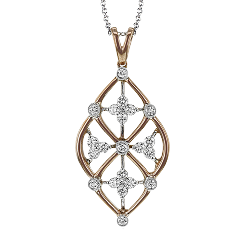 Pendant in 18k Gold with Diamonds