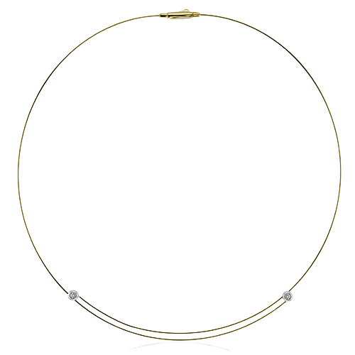 Necklace in 18k Gold with Diamonds