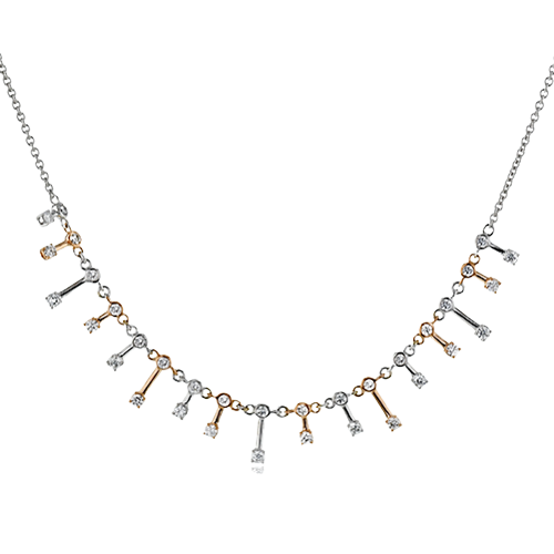 Necklace in 18k Gold with Diamonds