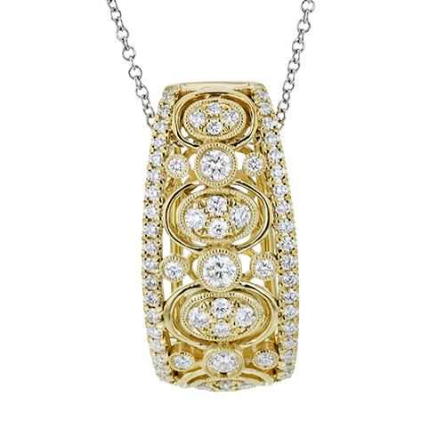 Pendant in 18k Gold with Diamonds