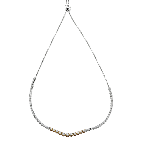 Necklace in 18k Gold with Diamonds