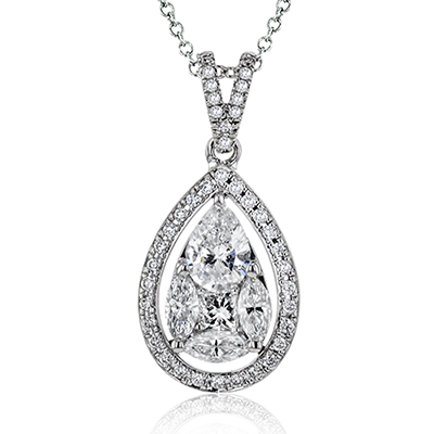 Pendant in 18k Gold with Diamonds