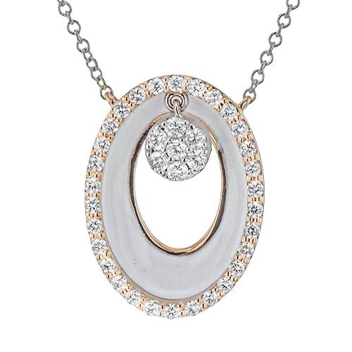 Pendant in 18k Gold with Diamonds