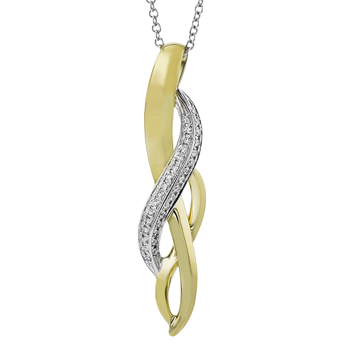 Pendant in 18k Gold with Diamonds