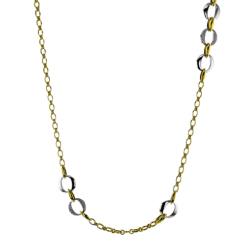 Necklace in 18k Gold with Diamonds