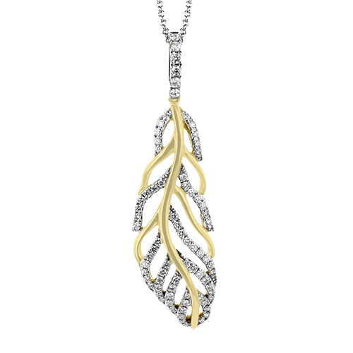 Pendant in 18k Gold with Diamonds