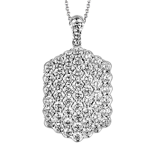 Pendant in 18k Gold with Diamonds