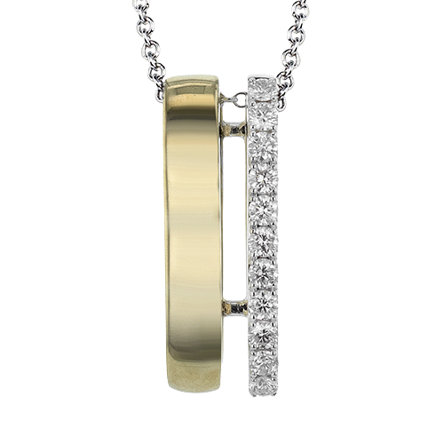 Pendant in 18k Gold with Diamonds