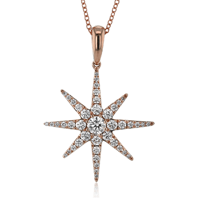 Pendant in 18k Gold with Diamonds