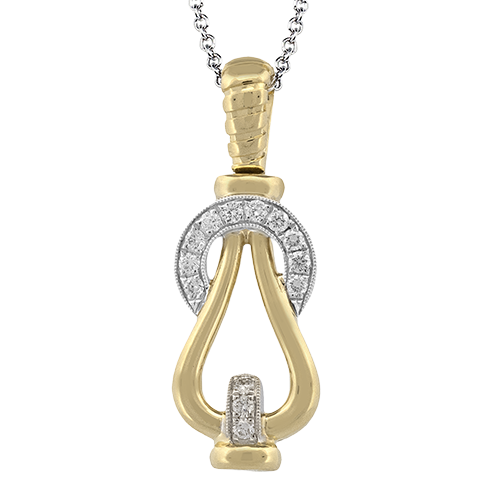 Pendant in 18k Gold with Diamonds