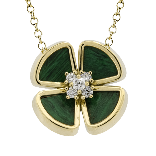 Color Pendant in 18k Gold with Diamonds