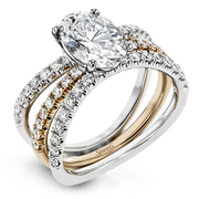 Wedding Set in 18k Gold with Diamonds