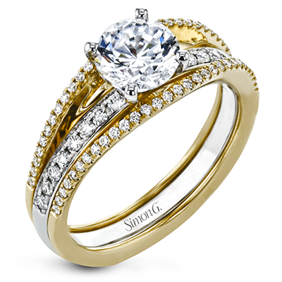 Wedding Set in 18k Gold with Diamonds