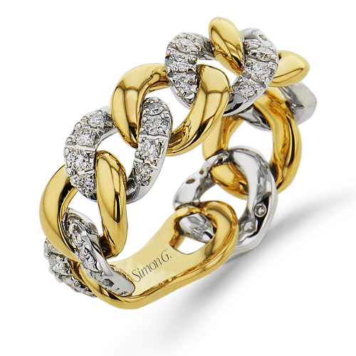 Right Hand Ring in 18k Gold with Diamonds