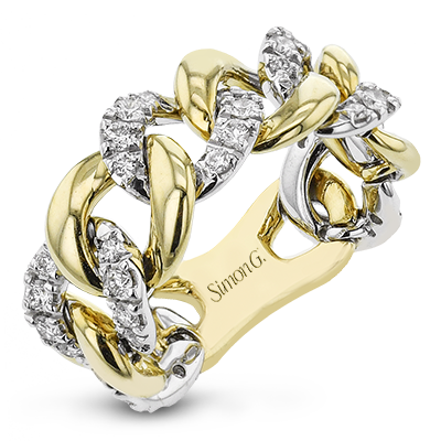 Right Hand Ring in 18k Gold with Diamonds