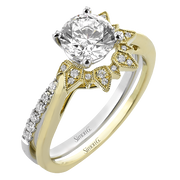 Wedding Set in 18k Gold with Diamonds