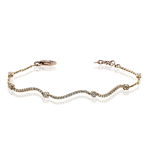 Bracelet in 18k Gold with Diamonds