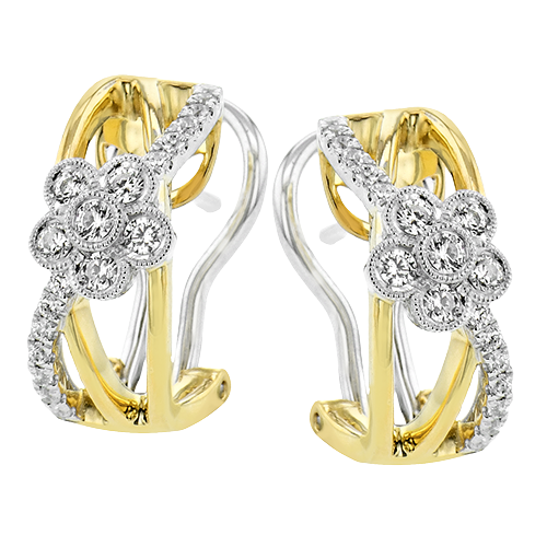 Earring in 18k Gold with Diamonds