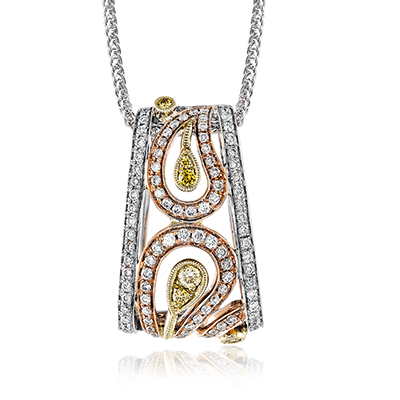 Pendant in 18k Gold with Diamonds