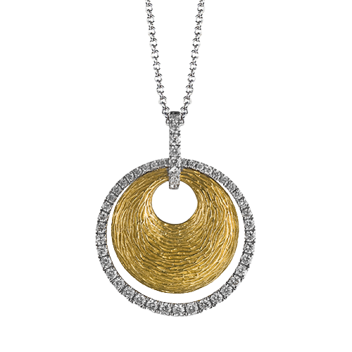 Pendant in 18k Gold with Diamonds