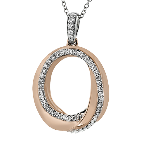 Pendant in 18k Gold with Diamonds