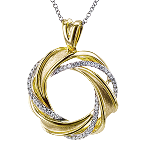 Pendant in 18k Gold with Diamonds