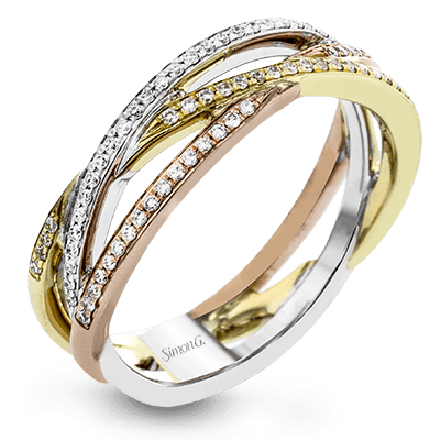 Right Hand Ring in 18k Gold with Diamonds