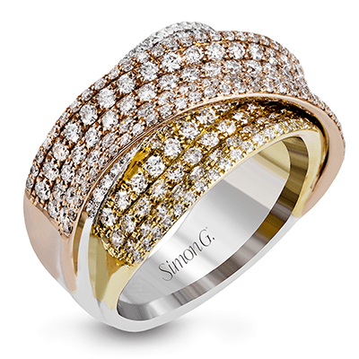 Right Hand Ring in 18k Gold with Diamonds