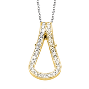 Pendant in 18k Gold with Diamonds